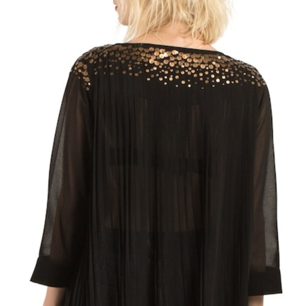 Pleat Down Tunic Top
